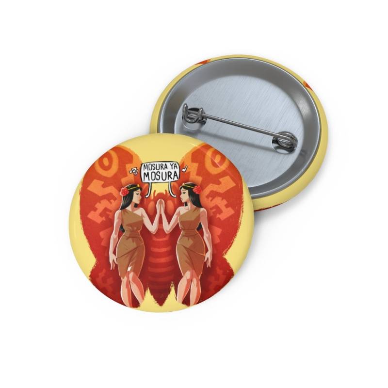 Monster Act - Song A Pin Button von MonsterMarchDesign
