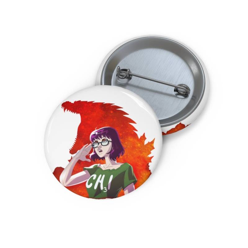 Monster Act - Theory Pin Button von MonsterMarchDesign