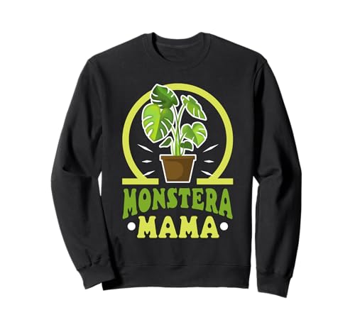 Monster Mama Sweatshirt von Monstera leaves Houseplant Indoor plant Florist