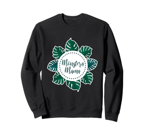 Monster Mama Sweatshirt Monster Mama Sweatshirt von Monstera leaves Houseplant Indoor plant Florist