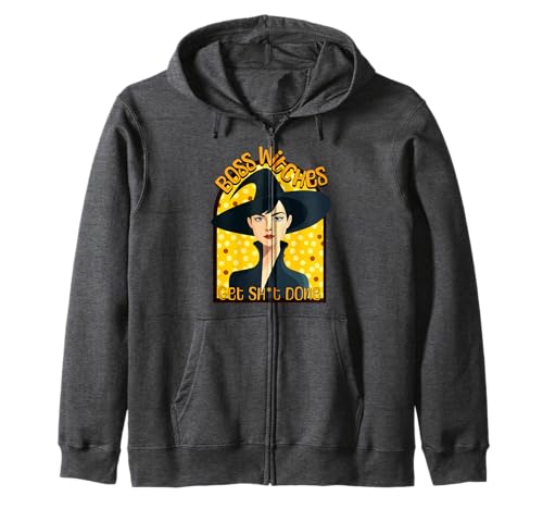 Boss Witches Get Stuff Done – Witchy Design for Bold Women Kapuzenjacke von Monsterkissed