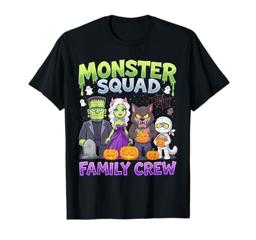 Passendes Familien-Halloween-Outfit Monsters Squad Papa Mama Kinder T-Shirt Passendes Familien-Halloween-Outfit Monsters Squad Papa Mama Kinder T-Shirt von Monsters Squad Family Matching Tee andrea tristano