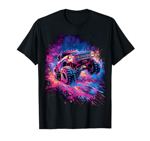 Monstertruck farbiger Monster Truck für Jungen T-Shirt von Monstertruck für Jungs Outfits