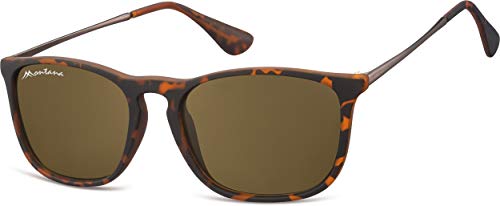 Montana Eyewear Unisex S34F Sonnenbrille, Havanna, 54 von Montana Eyewear