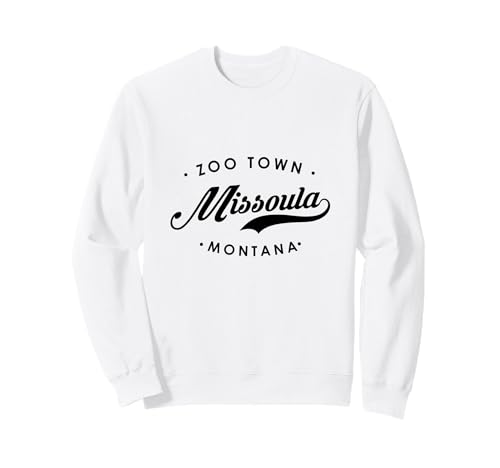 Missoula Montana MT Zoo Town für Männer und Frauen. Sweatshirt von Montana State Motto Pride Products