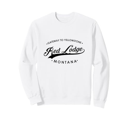 Red Lodge Gateway to Yellowstone für Männer und Frauen. Sweatshirt von Montana State Motto Pride Products
