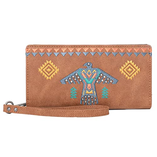 Montana West Damen-Geldbörse, Clutch, Sekretärin, Geldbörse, Kreditkarte, Münzschein, Akkordeon, Kaffee-Zucker-Schädel, Einheitsgröße von Montana West