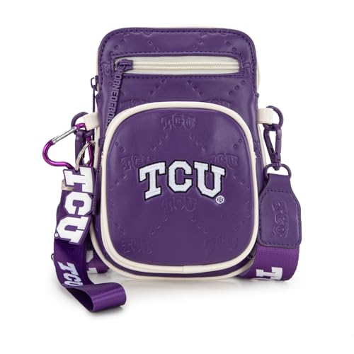 Montana West Kleine Umhängetasche für Damen, Handy-Geldbörsen, Tcu-lila von Montana West