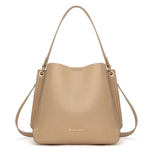 Montana West Mittelgroße Hobo-Geldbörse für Damen, Schultertasche mit Crossbody-Gurt, Khaki Montana West Mittelgroße Hobo-Geldbörse für Damen, Schultertasche mit Crossbody-Gurt, Khaki von Montana West