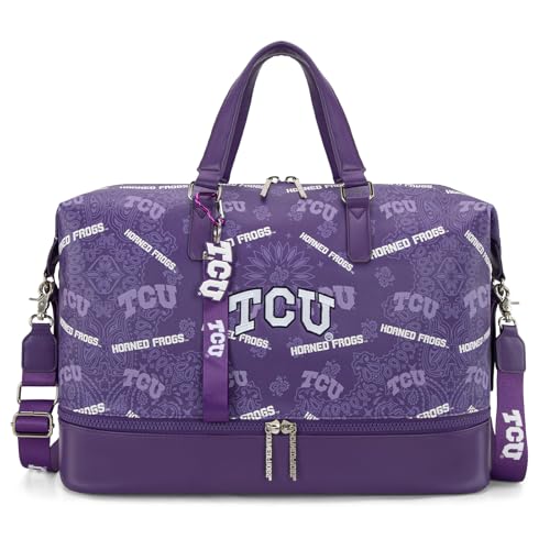 Montana West Reisetasche, Sporttasche, Wochenendtasche, Turnbeutel, Hangbag, TCU-Lila Montana West Reisetasche, Sporttasche, Wochenendtasche, Turnbeutel, Hangbag, TCU-Lila von Montana West