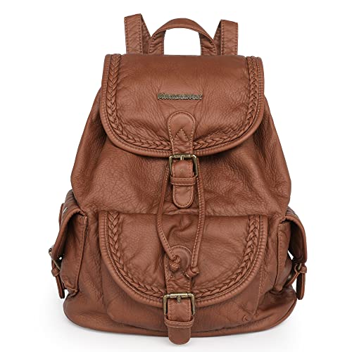 Montana West Rucksack Geldbörse für Damen Niedlicher Rucksack für Mädchen, Z-caramel, Medium, Daypack Rucksäcke von Montana West