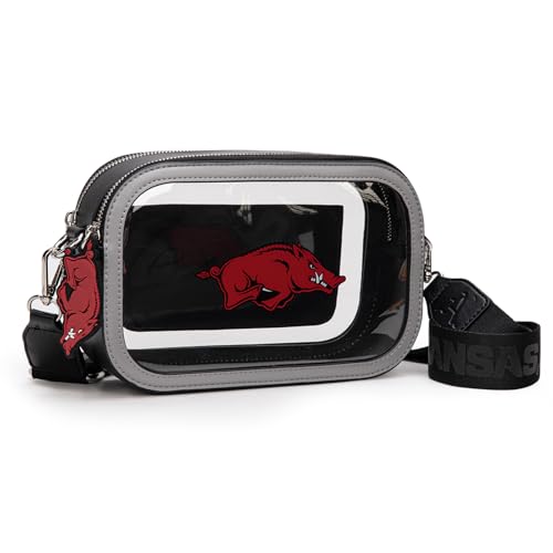 Montana West Transparente Tasche für Stadionveranstaltungen für Damen und Herren, Afu-Schwarz von Montana West