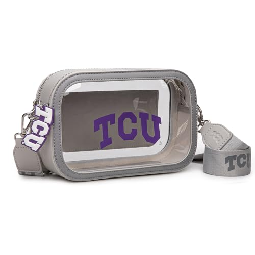 Montana West Transparente Tasche für Stadionveranstaltungen für Damen und Herren, Tcu-Grau von Montana West