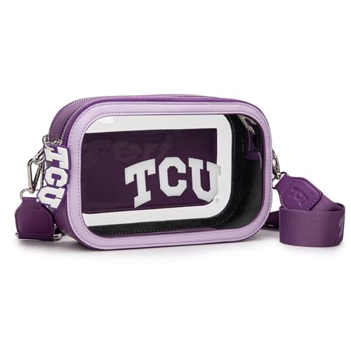 Montana West Transparente Tasche für Stadionveranstaltungen für Damen und Herren, Tcu-lila Montana West Transparente Tasche für Stadionveranstaltungen für Damen und Herren, Tcu-lila von Montana West