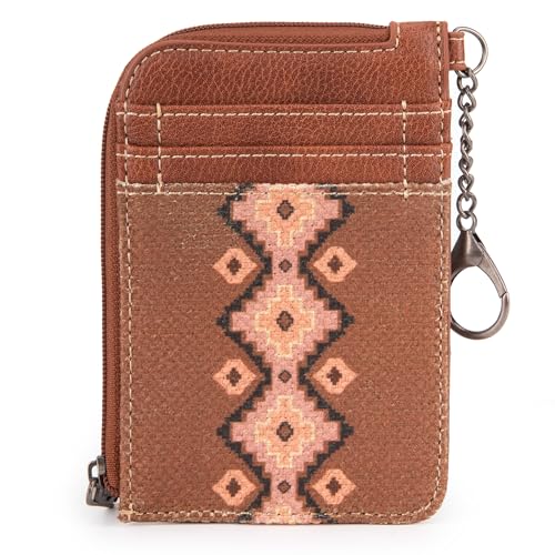 Montana West Wrangler Kartenetui für Damen, Boho-Azteken-Kartenetuis, Angel Diamond Oakwood, Casual von Montana West