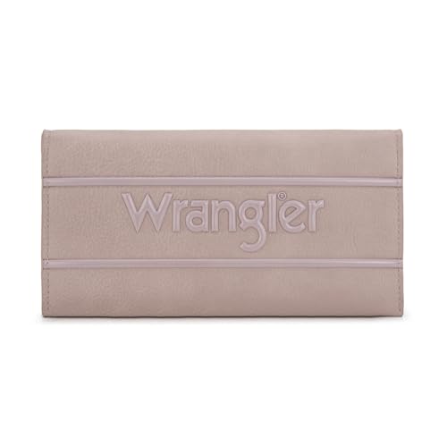 Montana West X Wrangler Damen Geldbörse Western Wristlet, Pink Montana West X Wrangler Damen Geldbörse Western Wristlet, Pink von Montana West