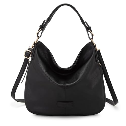 Wrangler Geldbörsen und Handtaschen für Frauen Hobo Taschen, Schwarz von Montana West