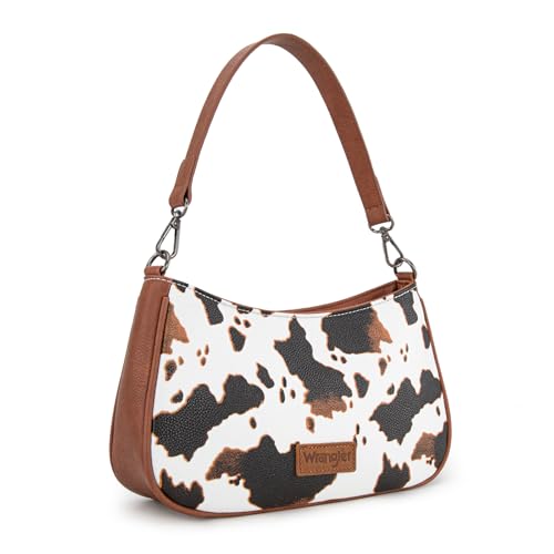 Wrangler Hobo Geldbörse für Damen, Schultertasche mit abnehmbarem Riemen, Kuhbraun Wrangler Hobo Geldbörse für Damen, Schultertasche mit abnehmbarem Riemen, Kuhbraun von Montana West