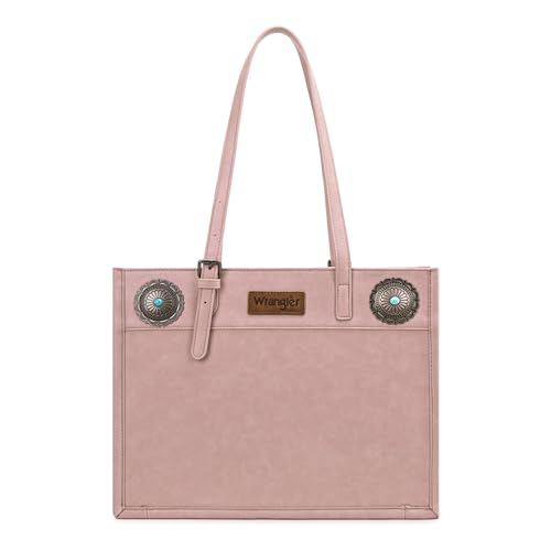 Wrangler Tote Bag für Damen Handtaschen mit Western Silver Tturquoise, rosa - deep pink Wrangler Tote Bag für Damen Handtaschen mit Western Silver Tturquoise, rosa - deep pink von Montana West