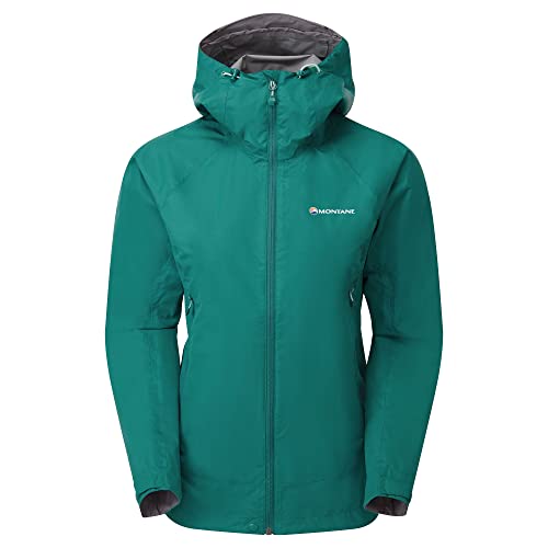 Montane Damen Meteor Wasserdichte Jacke, Wakame-Grün, 36 von Montane