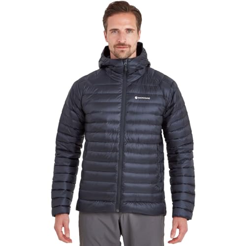 Montane Herren-Jacke, Anti-Freeze, verstaubar, mit Kapuze, Eclipse Blue, XXL von Montane