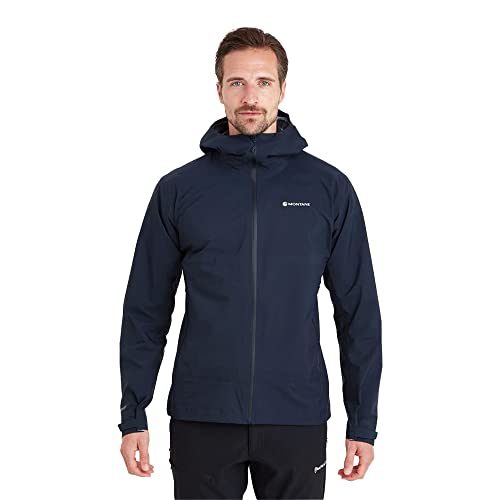 Montane Herren Jacke Phase Lite Wasserdicht, Blau (Eclipse Blue), M von Montane