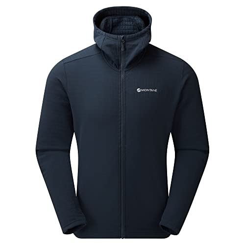 Montane Protium XT Herren-Fleecejacke mit Kapuze, mittelschwer, Blau (Eclipse Blue), XL von Montane