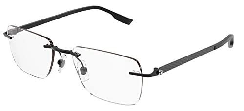 Brille Montblanc MB 0185 O- 001 / Schwarz, Schwarz, 55-19-145 von Montblanc