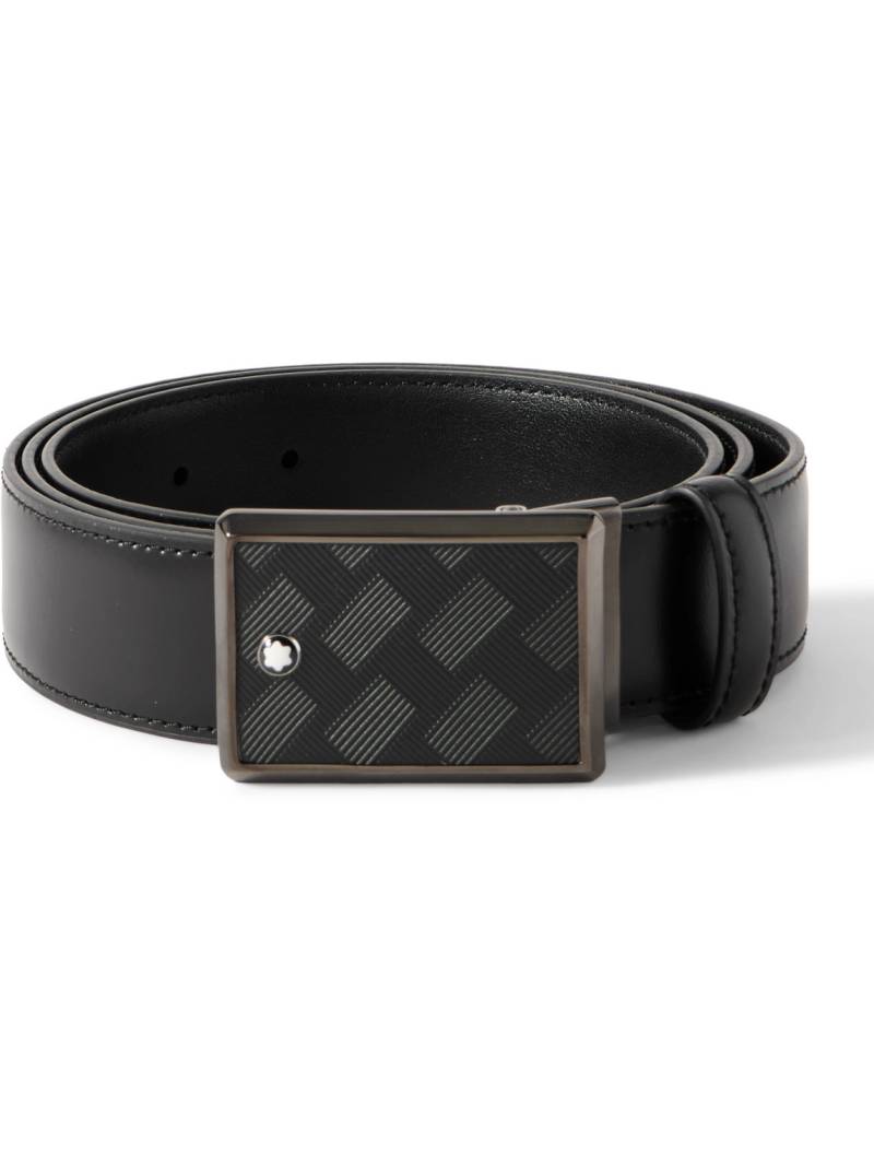 Montblanc - 3.5cm Leather Belt - Men - Black von Montblanc