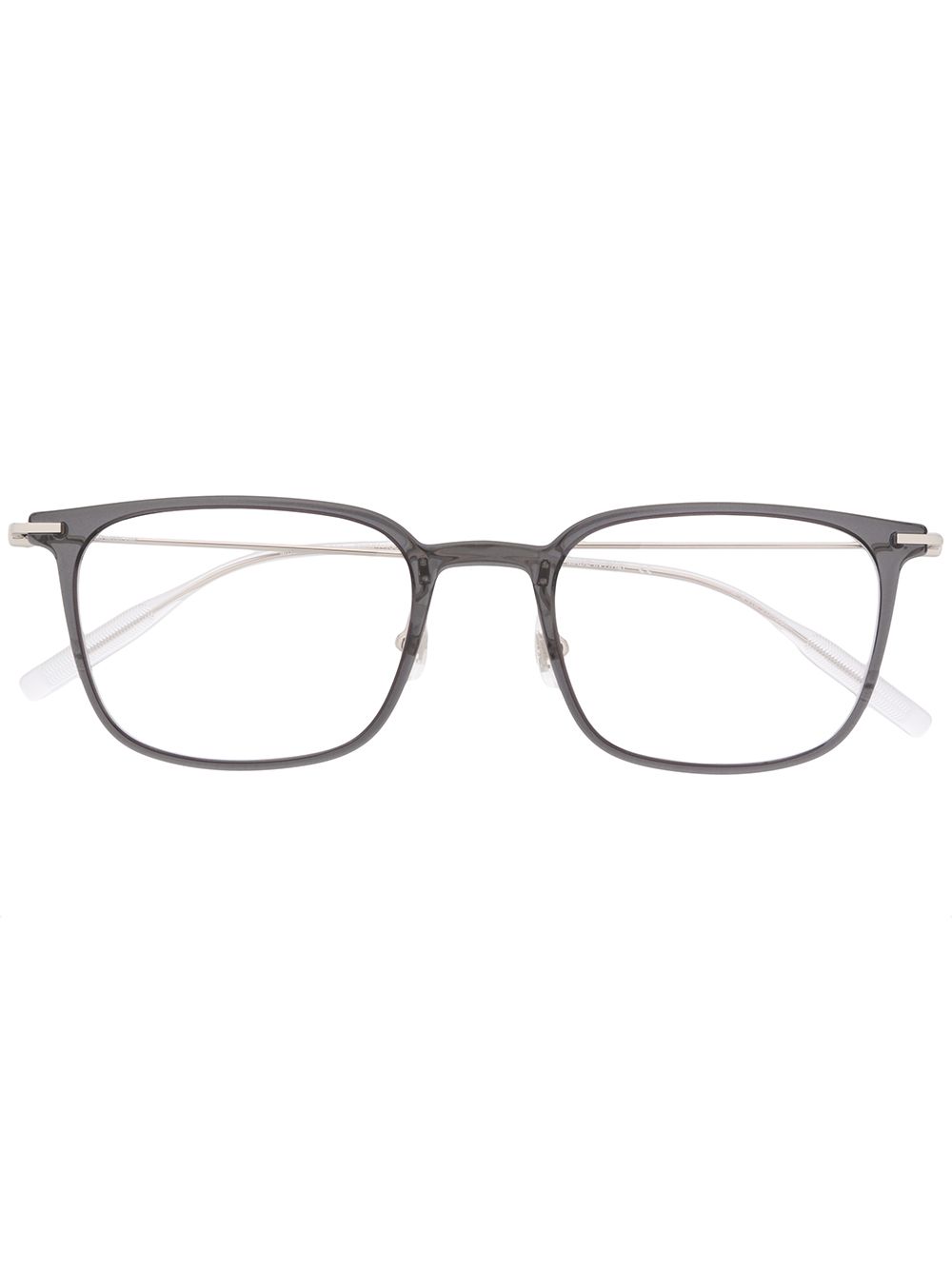 Montblanc Brille mit eckigem Gestell - Schwarz von Montblanc