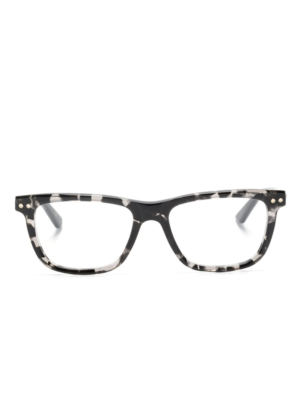 Montblanc Brille mit eckigem Gestell - Schwarz von Montblanc