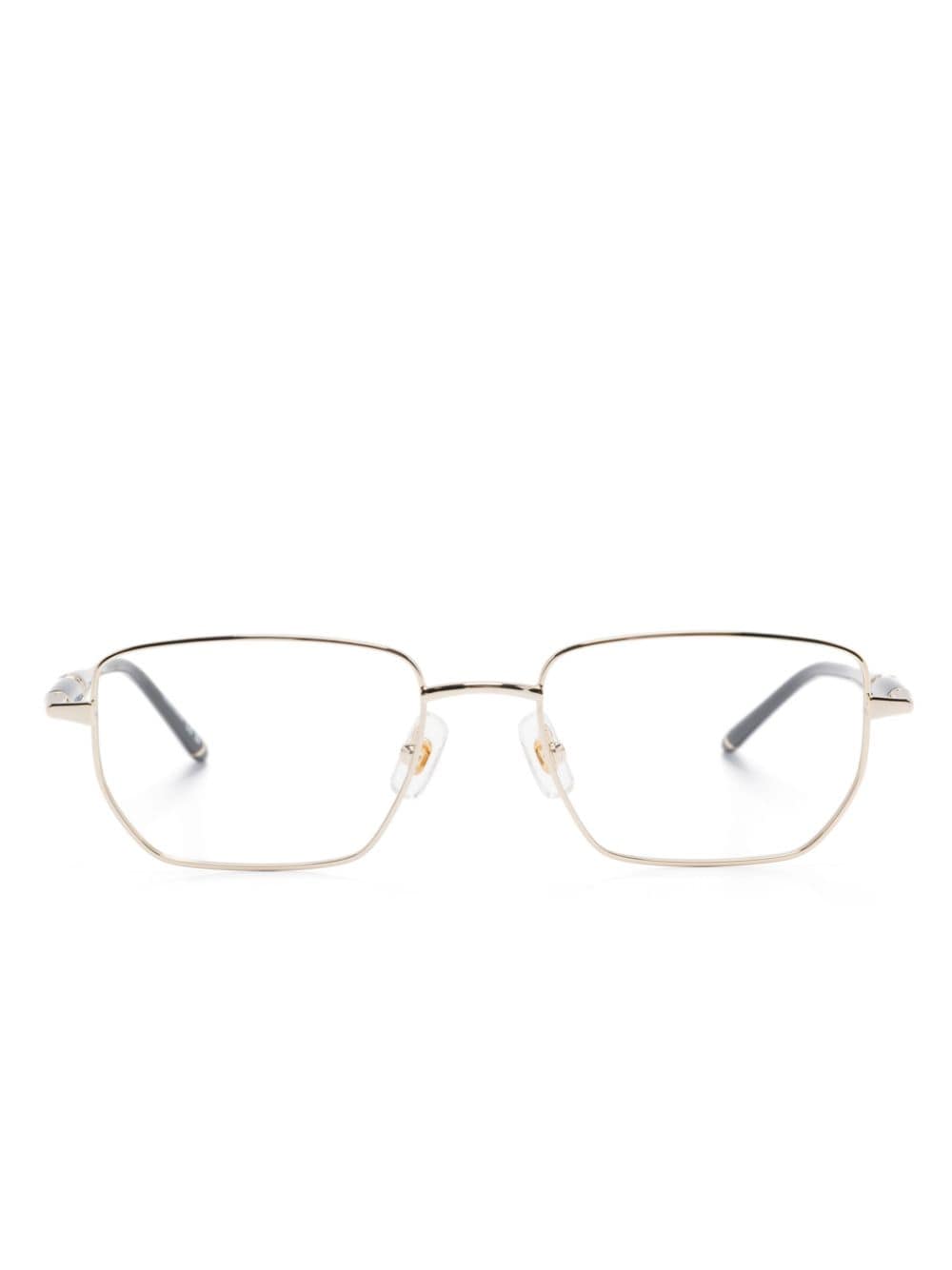 Montblanc Brille mit geometrischem Gestell - Gold von Montblanc