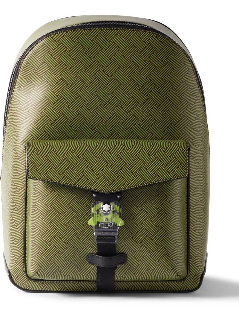 Montblanc - Extreme 3.0 Printed Leather Backpack - Men - Green von Montblanc