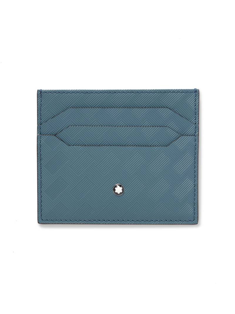 Montblanc - Extreme 3.0 Textured-Leather Cardholder - Men - Blue von Montblanc