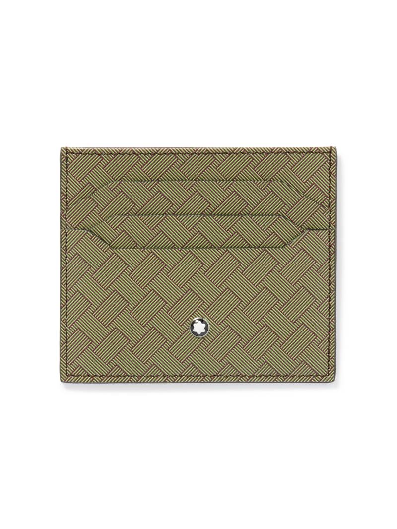 Montblanc - Extreme 3.0 Textured-Leather Cardholder - Men - Green von Montblanc