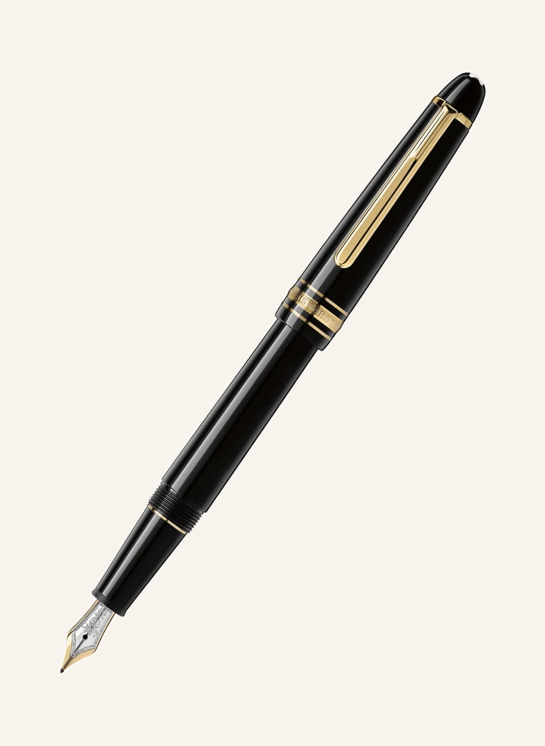 Montblanc Füllfederhalter Meisterstück Gold Coated Classique schwarz von Montblanc