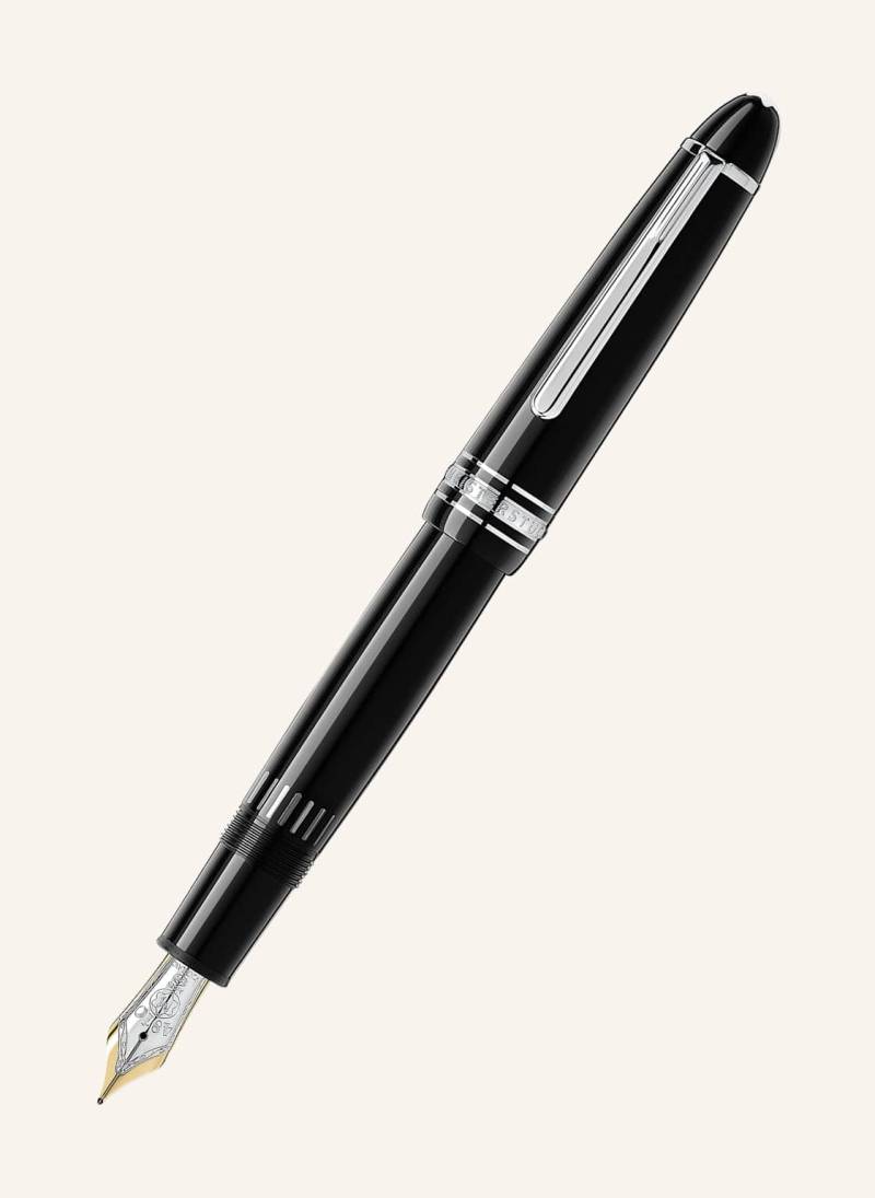 Montblanc Kolbenfüllfederhalter Meisterstück Le Grand Platinum Line schwarz von Montblanc