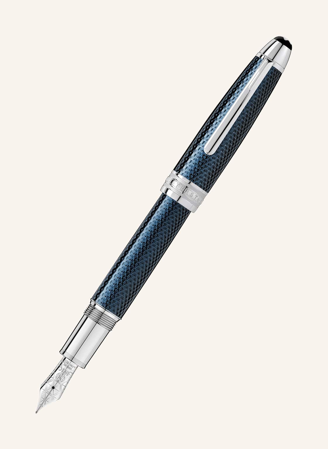 Montblanc Kolbenfüllfederhalter Meisterstück Solitaire Blue Hour Legrand blau von Montblanc
