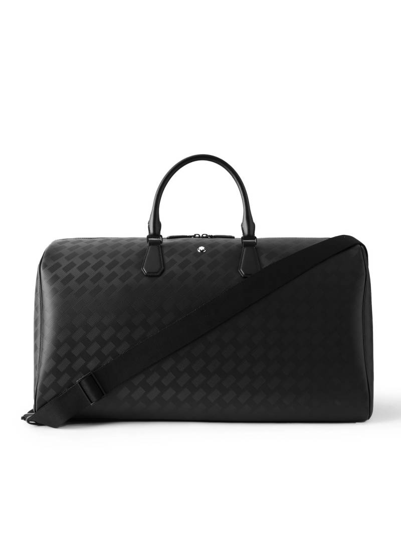 Montblanc - Large 142 Extreme 3.0 Textured-Leather Weekend Bag - Men - Black von Montblanc