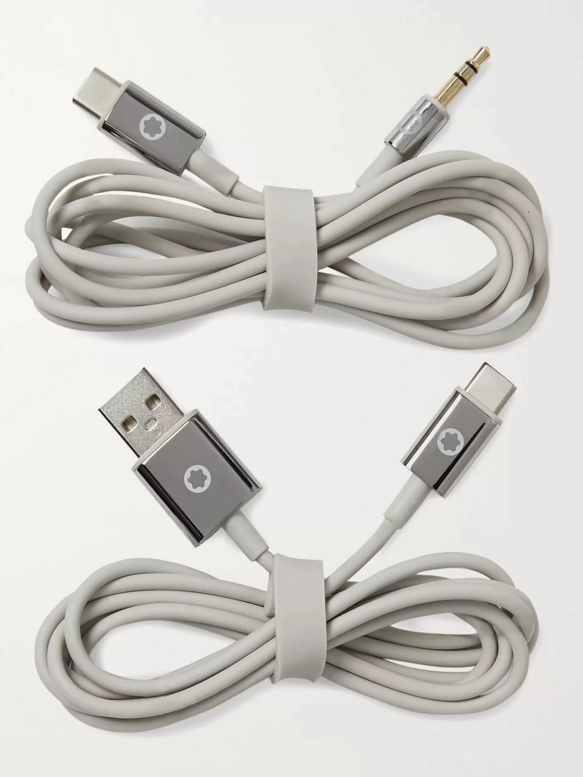 Montblanc - MB 01 Charger and Audio Cable Set - Men - Gray Montblanc - MB 01 Charger and Audio Cable Set - Men - Gray von Montblanc