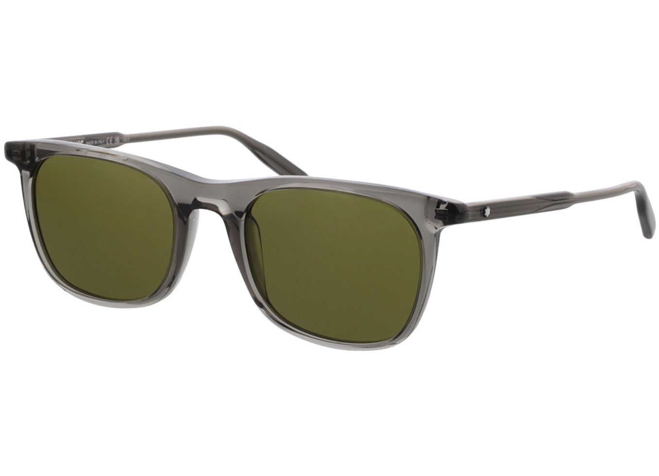 Montblanc MB0007S-003 53-21 Sonnenbrille mit Sehstärke erhältlich, Herren, Vollrand, Eckig von Montblanc