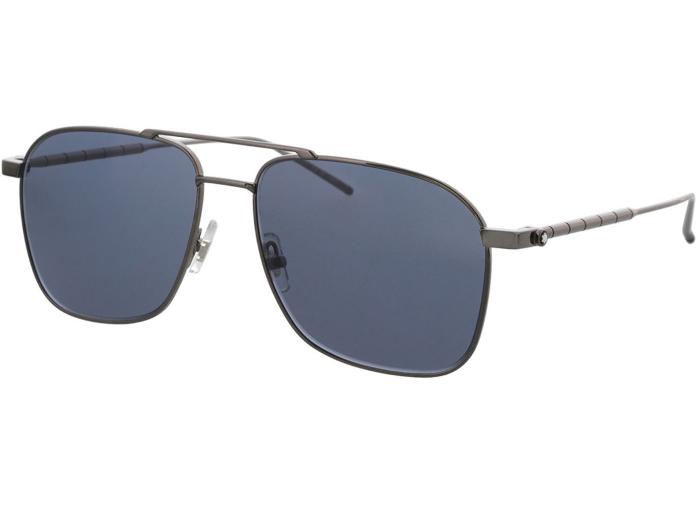 Montblanc MB0214S-008 60-16 Sonnenbrille mit Sehstärke erhältlich, Herren, Vollrand, Pilot von Montblanc