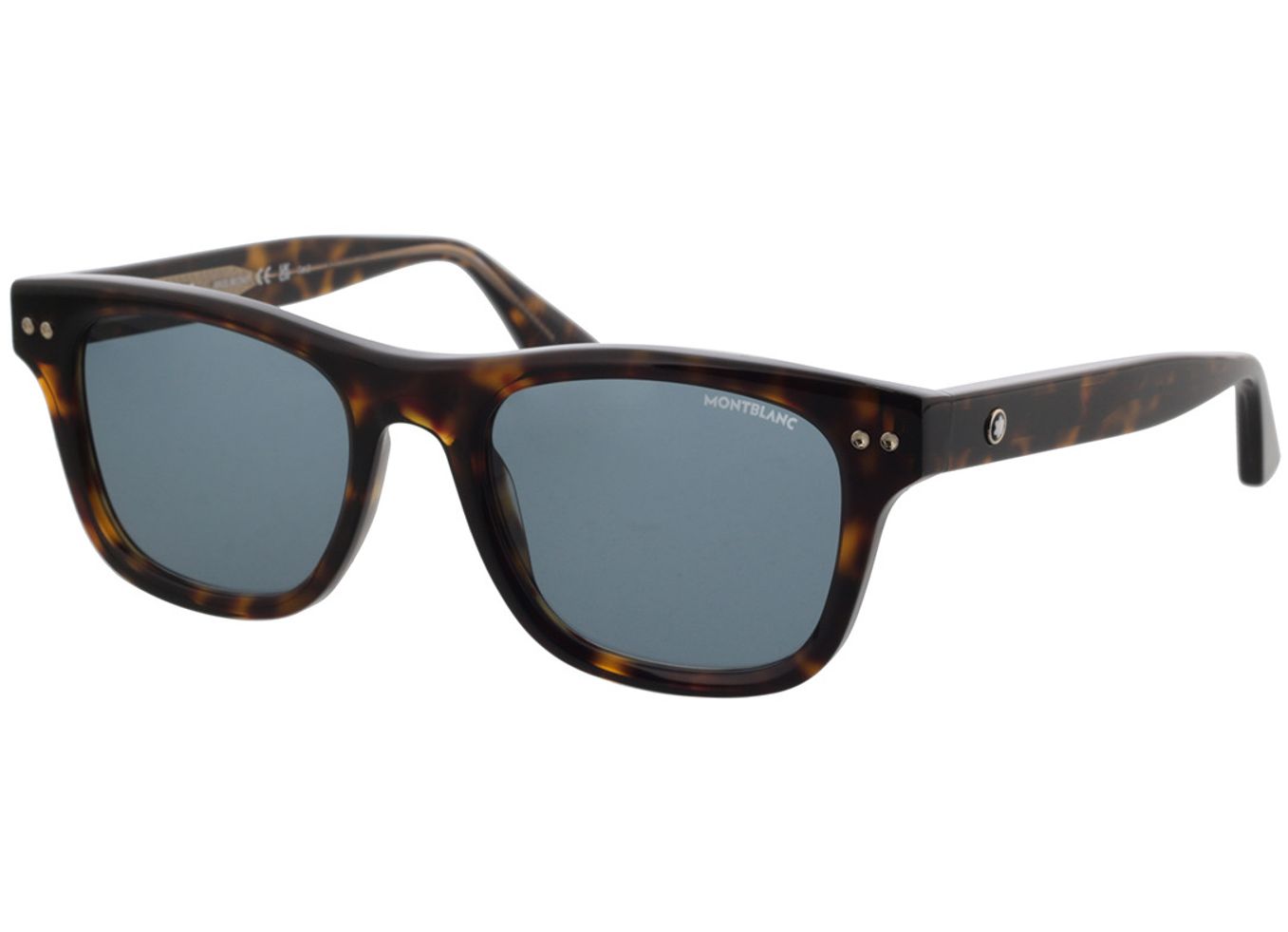 Montblanc MB0254S-002 53-20 Sonnenbrille mit Sehstärke erhältlich, Herren, Vollrand, Eckig von Montblanc