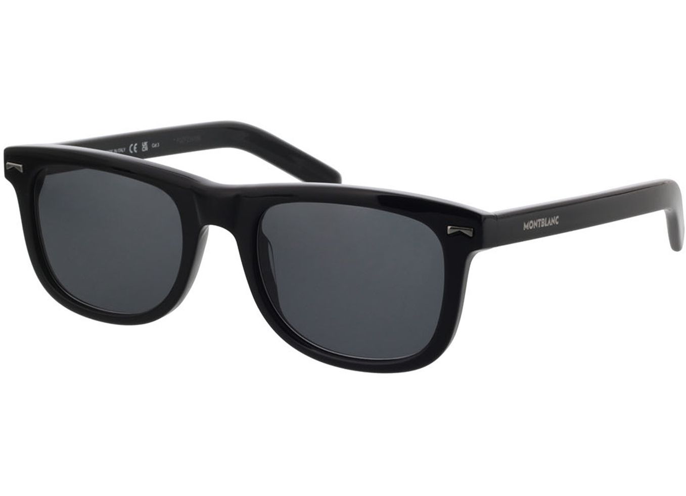 Montblanc MB0260S-001 53-21 Sonnenbrille mit Sehstärke erhältlich, Herren, Vollrand, Eckig von Montblanc