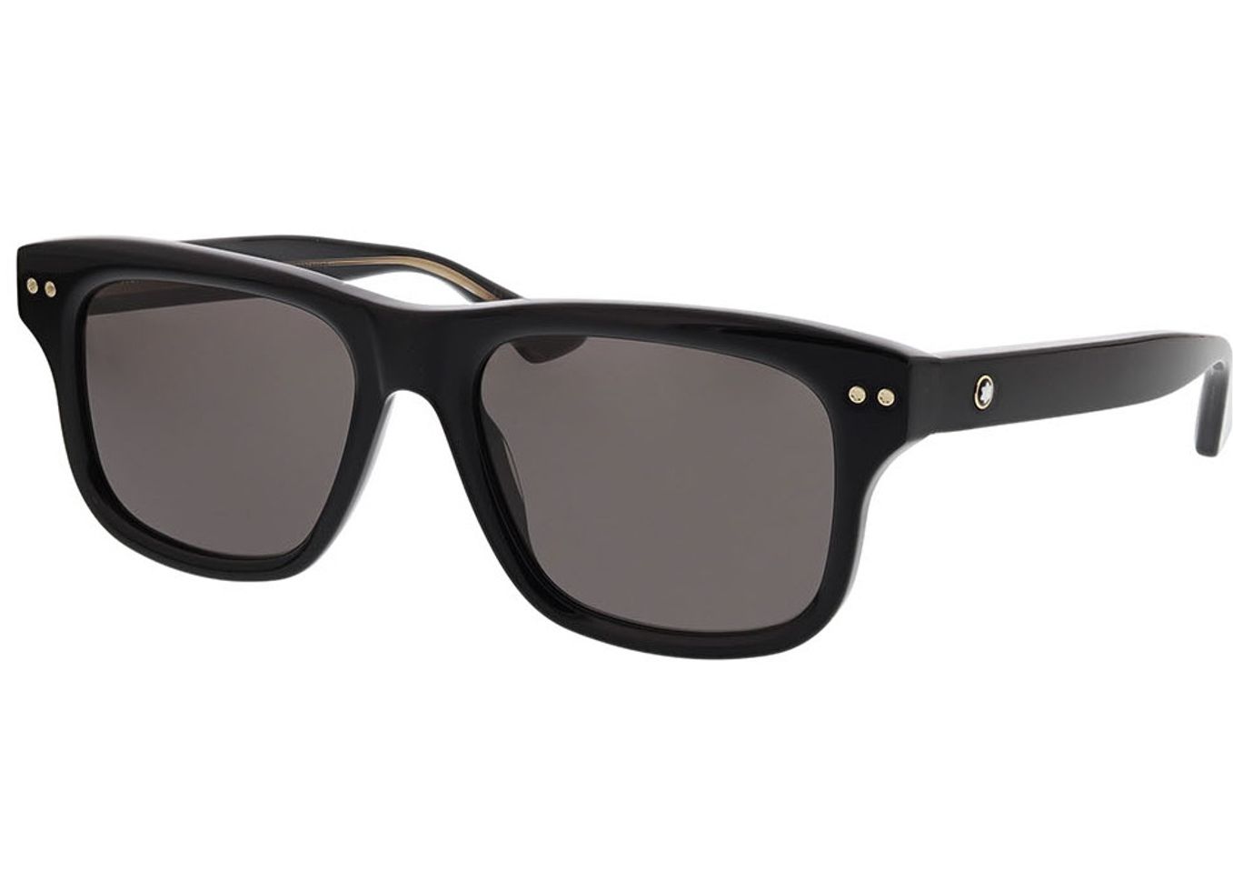 Montblanc MB0319S-001 55-18 Sonnenbrille mit Sehstärke erhältlich, Herren, Vollrand, Rechteckig von Montblanc