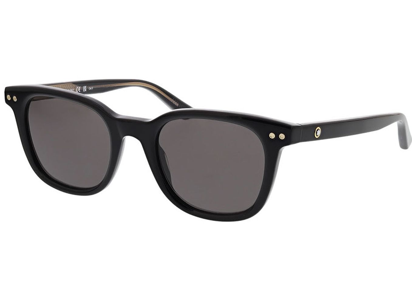 Montblanc MB0320S-001 49-21 Sonnenbrille mit Sehstärke erhältlich, Herren, Vollrand, panto von Montblanc