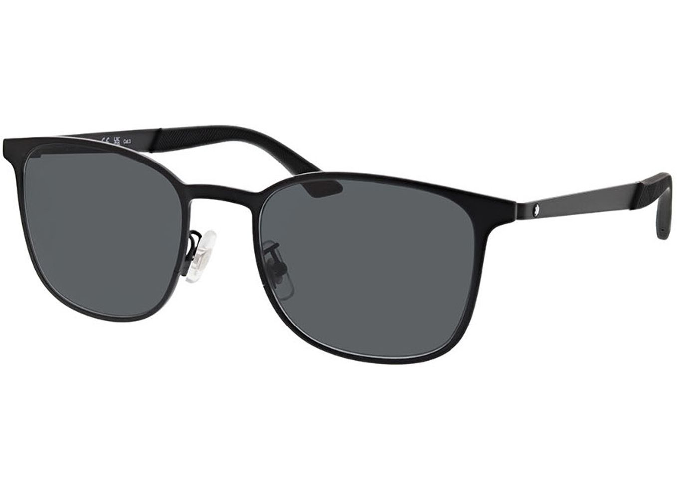Montblanc MB0331S-001 54-20 Sonnenbrille mit Sehstärke erhältlich, Herren, Vollrand, Rechteckig von Montblanc