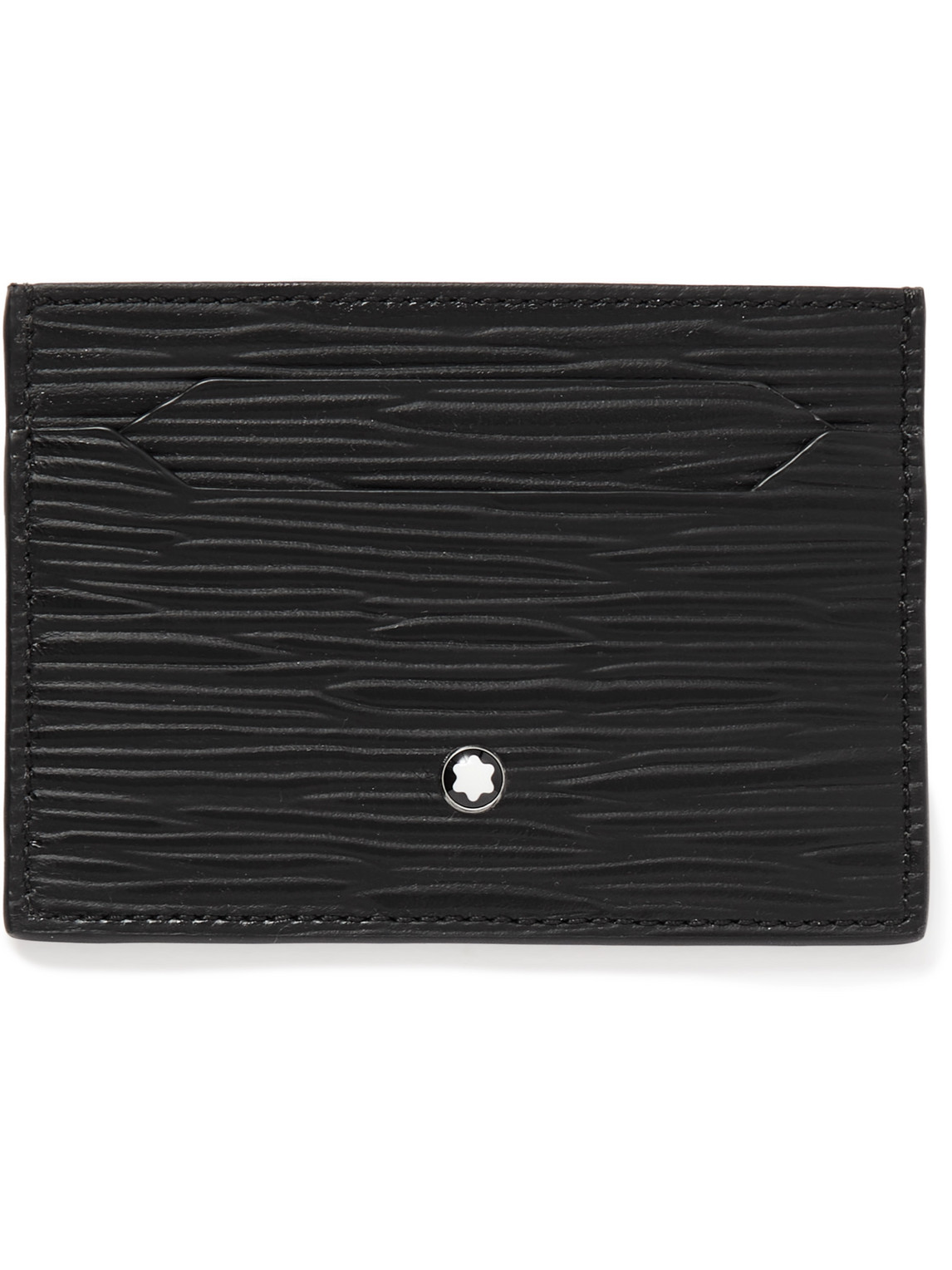 Montblanc - Meisterstück 4810 Textured-Leather Cardholder - Men - Black von Montblanc