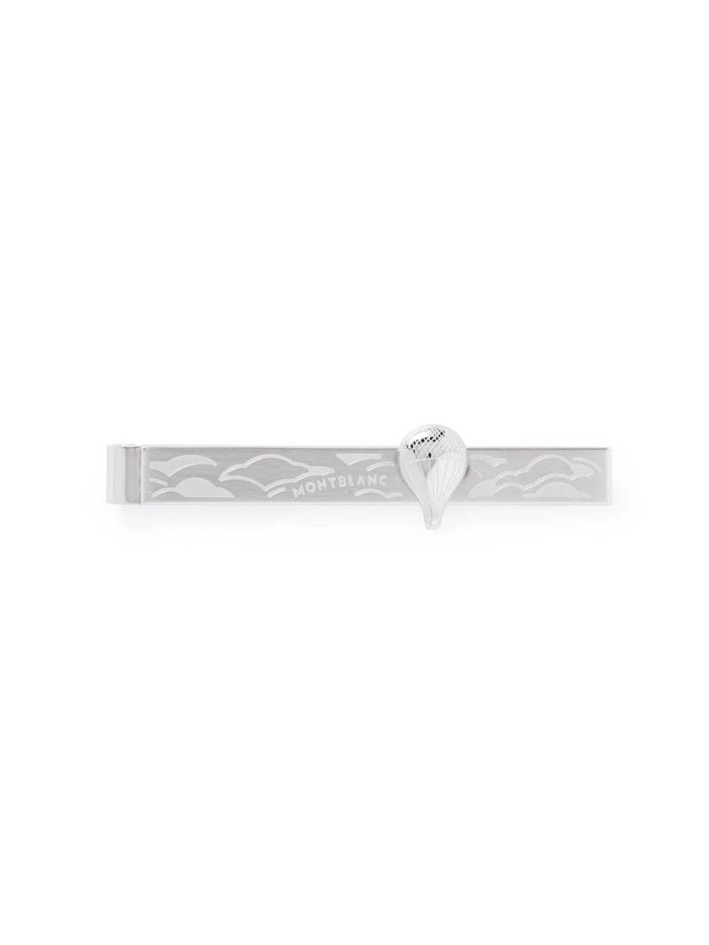 Montblanc - Meisterstück Around The World In 80 Days Engraved Stainless Steel Tie Clip - Men - Silver von Montblanc