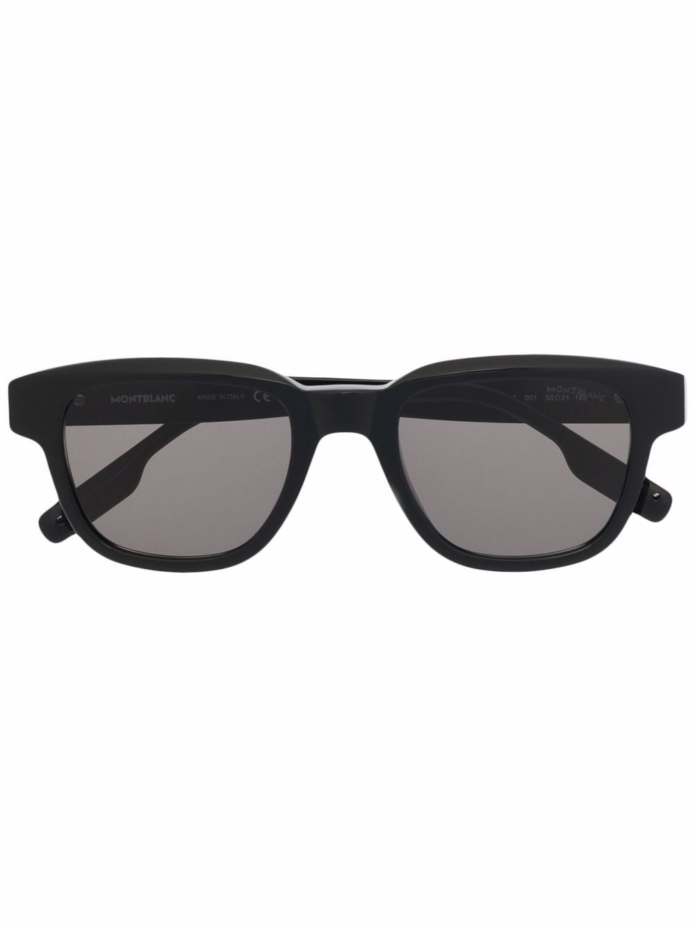 Montblanc Sonnenbrille mit eckigem Gestell - Schwarz von Montblanc